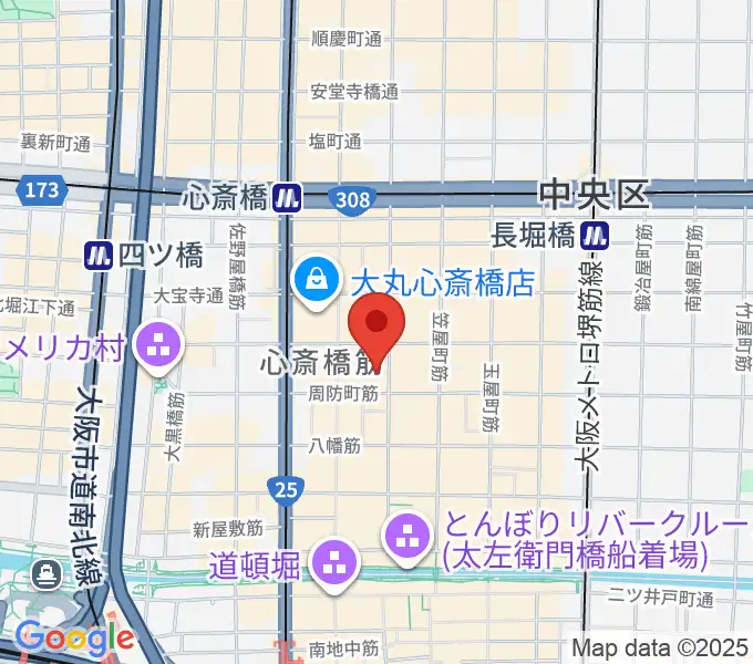 OSAKA MUSEの地図