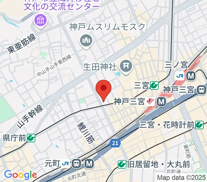 神戸VARIT.の地図