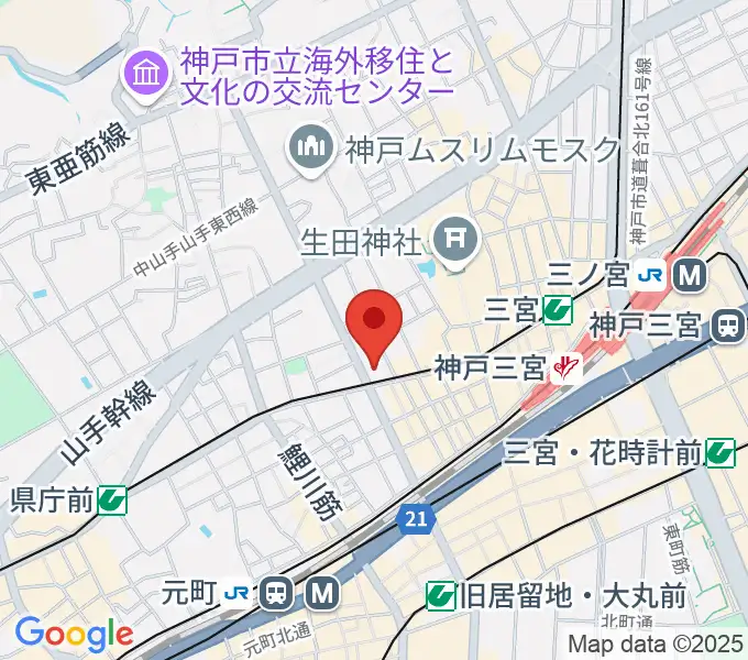 神戸VARIT.の地図