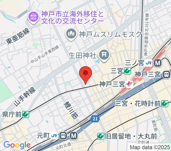 神戸VARIT.の地図