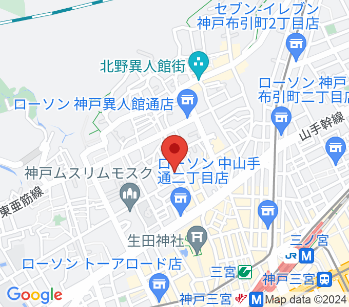 神戸スロープの場所