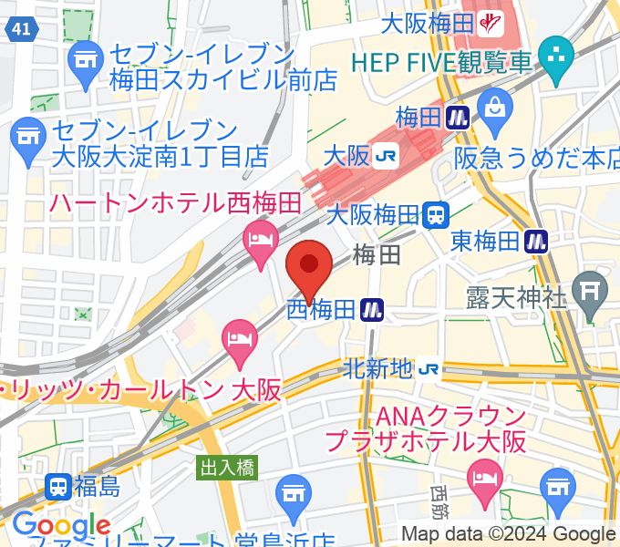 ビルボードライブ大阪の場所