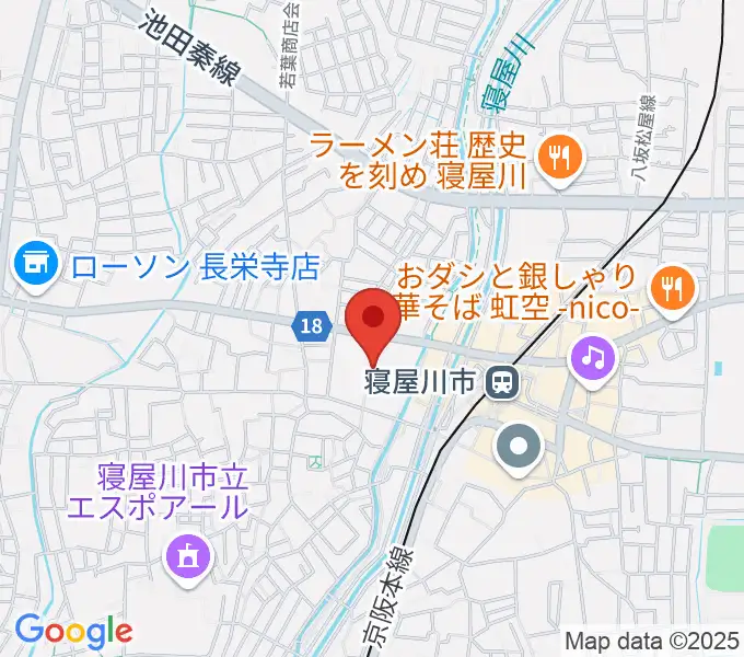 寝屋川VINTAGEの地図