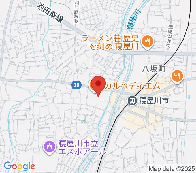 寝屋川VINTAGEの地図