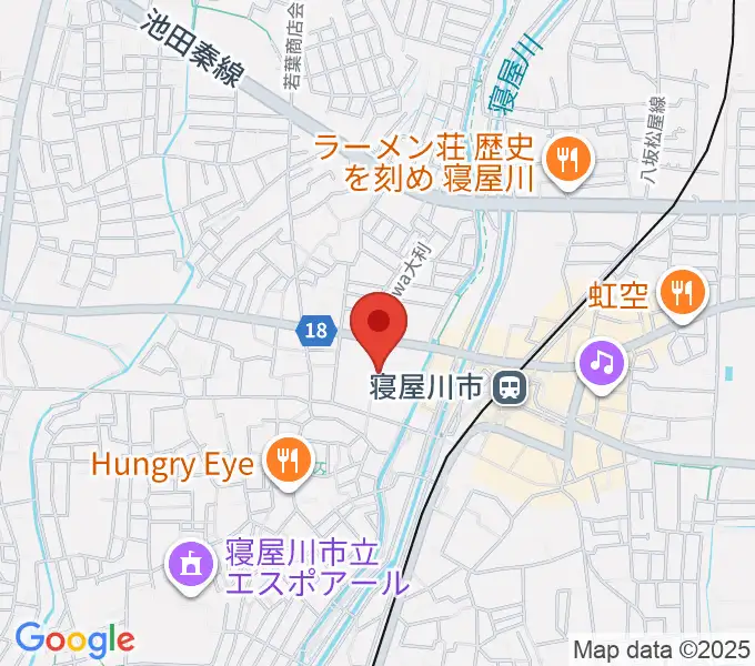 寝屋川VINTAGEの地図