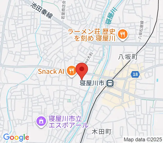 寝屋川VINTAGEの地図