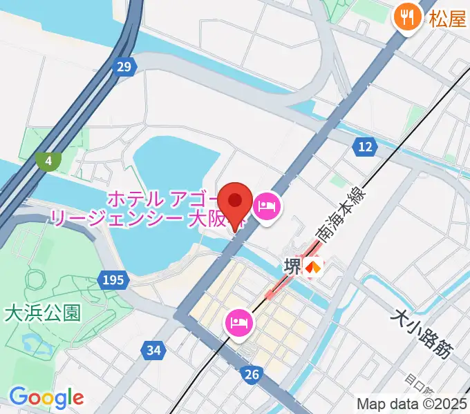 堺ファンダンゴの地図