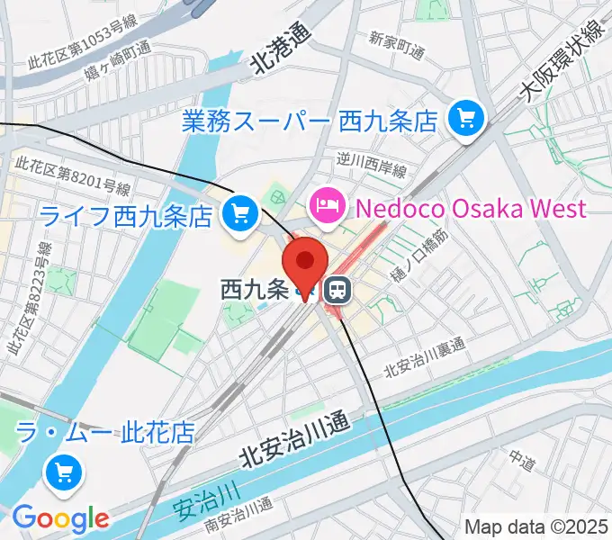 西九条BRAND NEWの地図