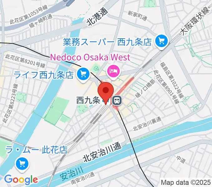 西九条BRAND NEWの地図
