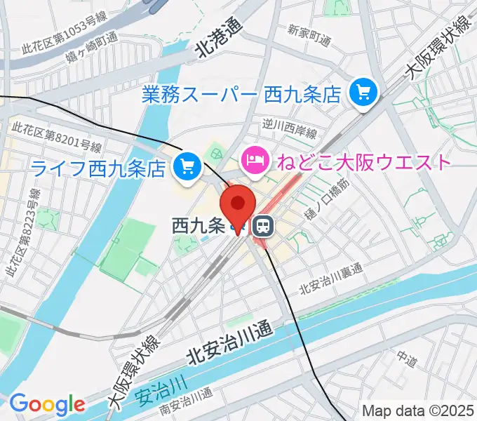 西九条BRAND NEWの地図