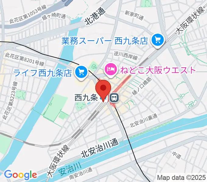 西九条BRAND NEWの地図