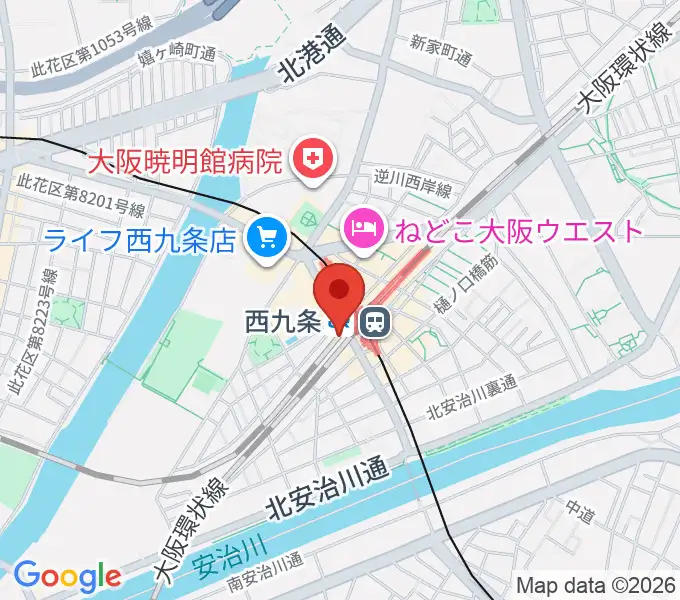 西九条BRAND NEWの地図