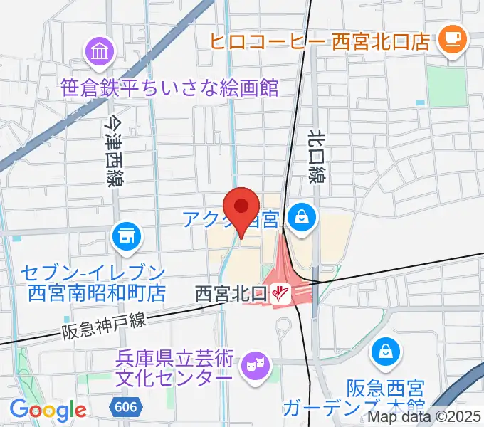 RJ&BME'Sの地図