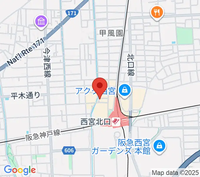RJ&BME'Sの地図