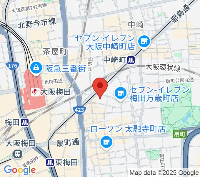 JAZZ ON TOP ACTⅢ店の地図