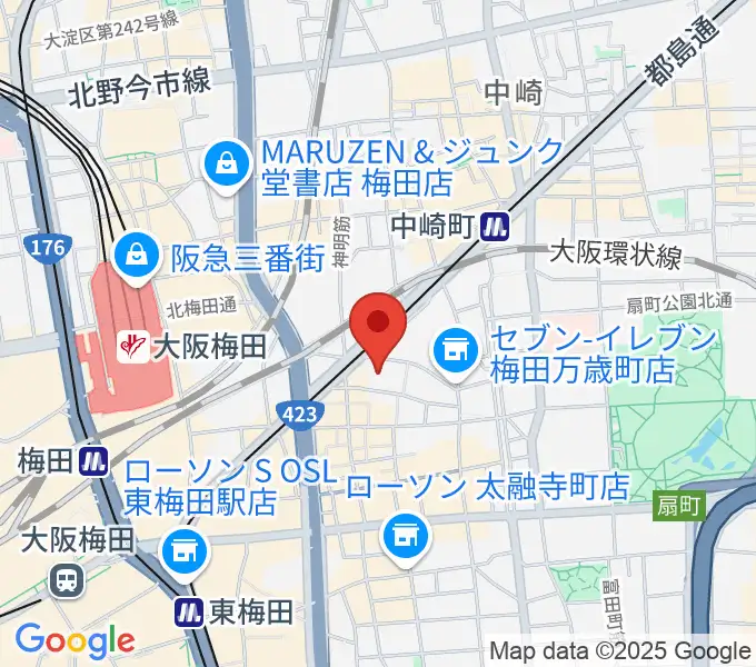JAZZ ON TOP ACTⅢ店の地図