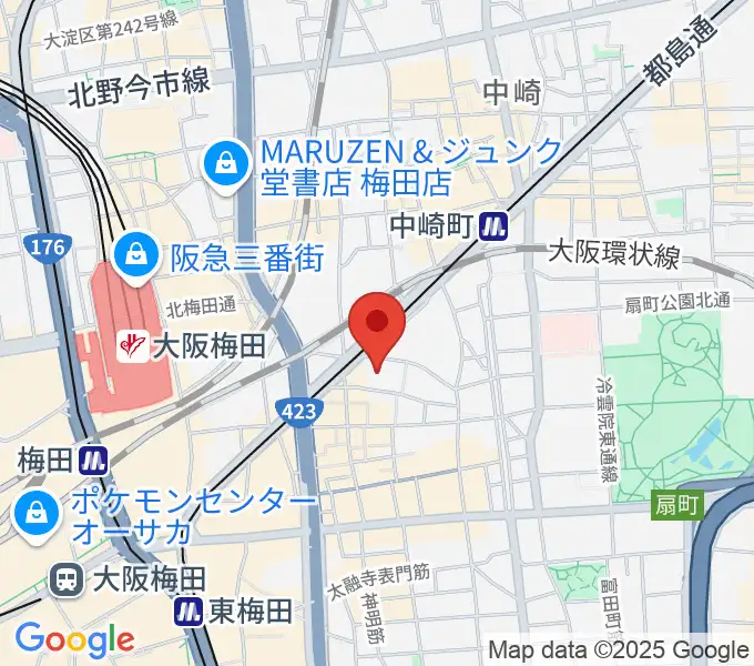 JAZZ ON TOP ACTⅢ店の地図