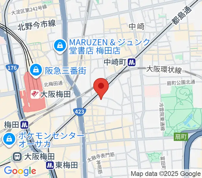JAZZ ON TOP ACTⅢ店の地図