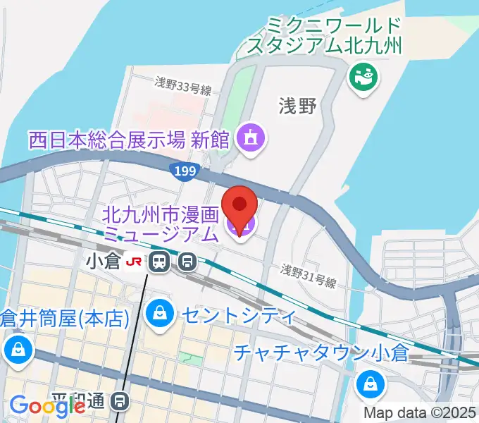 サウンドブギー小倉店の地図