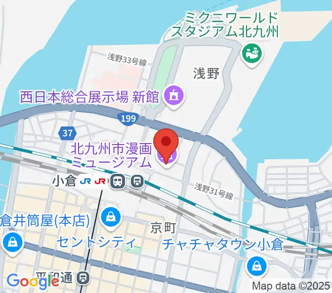 サウンドブギー小倉店の地図
