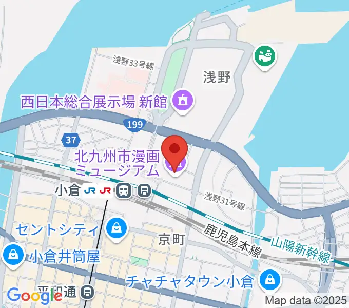 サウンドブギー小倉店の地図