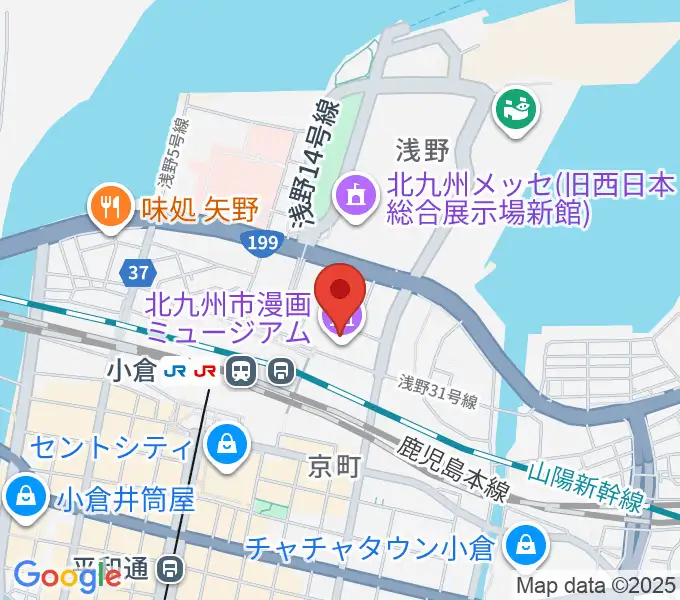 サウンドブギー小倉店の地図