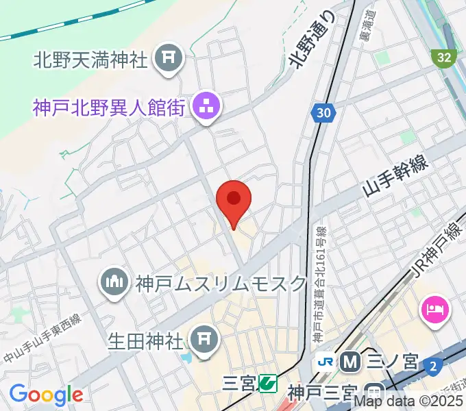 神戸ベイズンストリートの地図