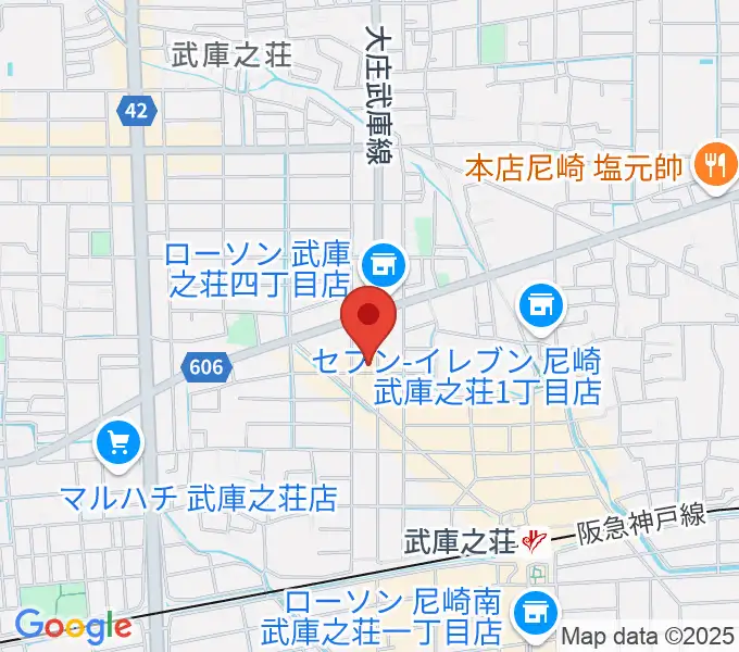 ライブスポットアローの地図