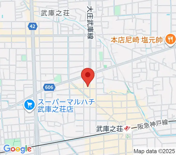 ライブスポットアローの地図