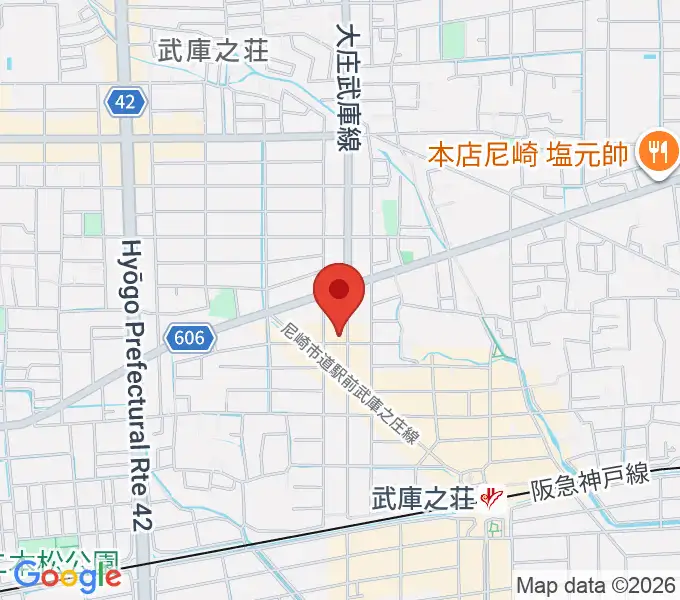 ライブスポットアローの地図