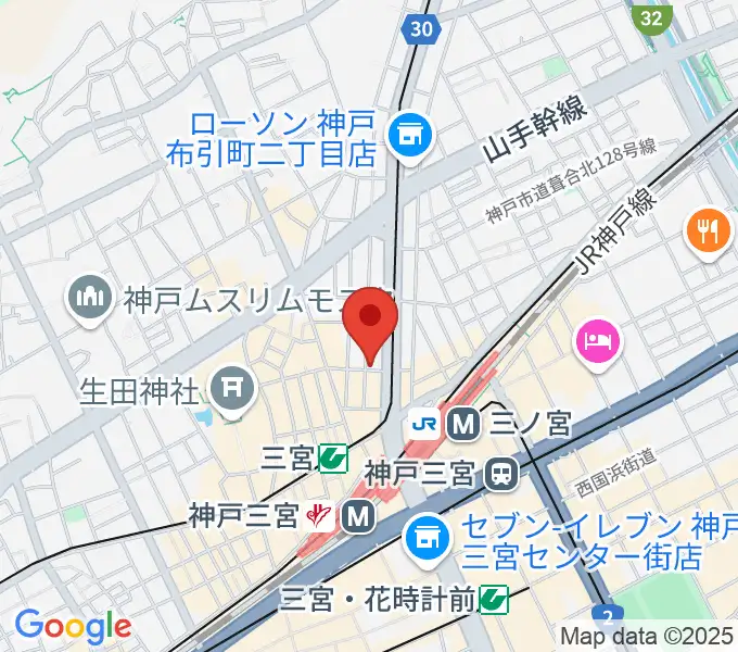 神戸BLUEPORTの地図