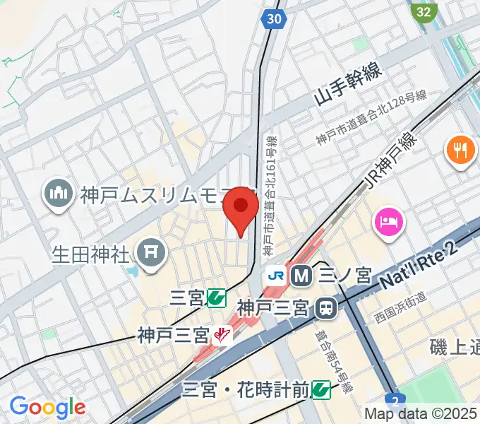 神戸BLUEPORTの地図