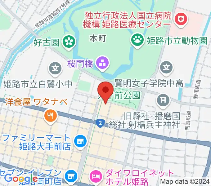 姫路ベータの地図