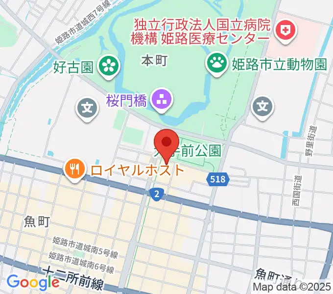 姫路ベータの地図