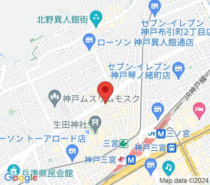 神戸ガレージパラダイスの場所