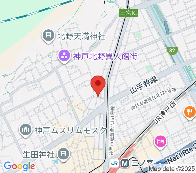 神戸ホンキートンクの地図