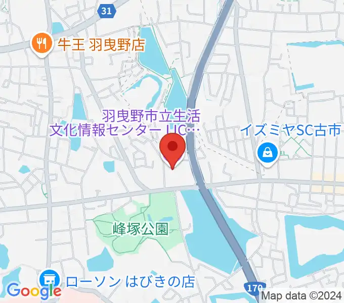 LICはびきのの地図