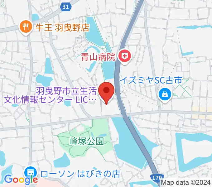 LICはびきのの地図