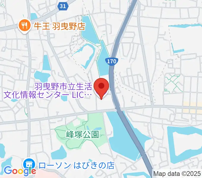 LICはびきのの地図