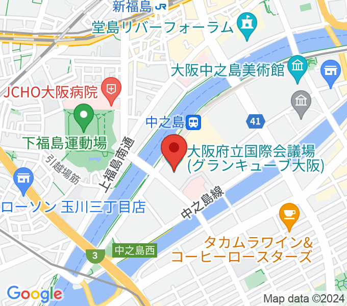 グランキューブ大阪の場所