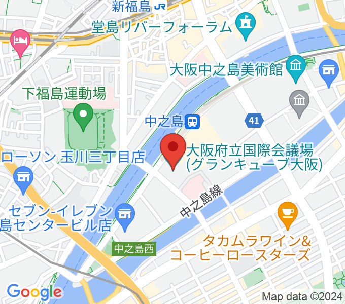 グランキューブ大阪の場所