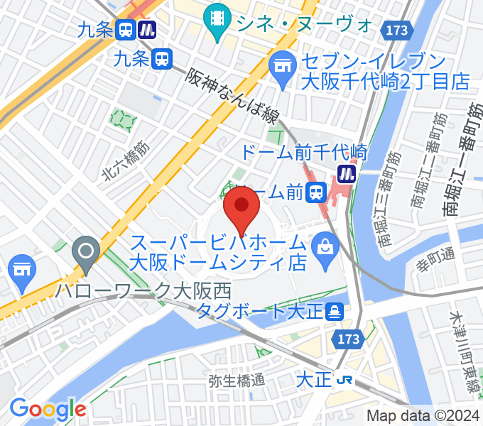 京セラドーム大阪の場所