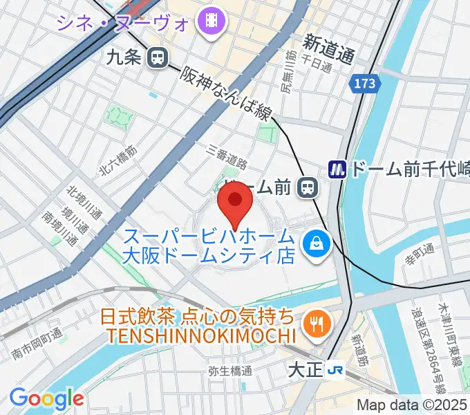 京セラドーム大阪の地図