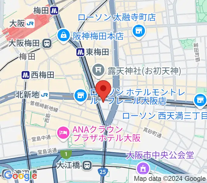 ザ・フェニックスホールの地図