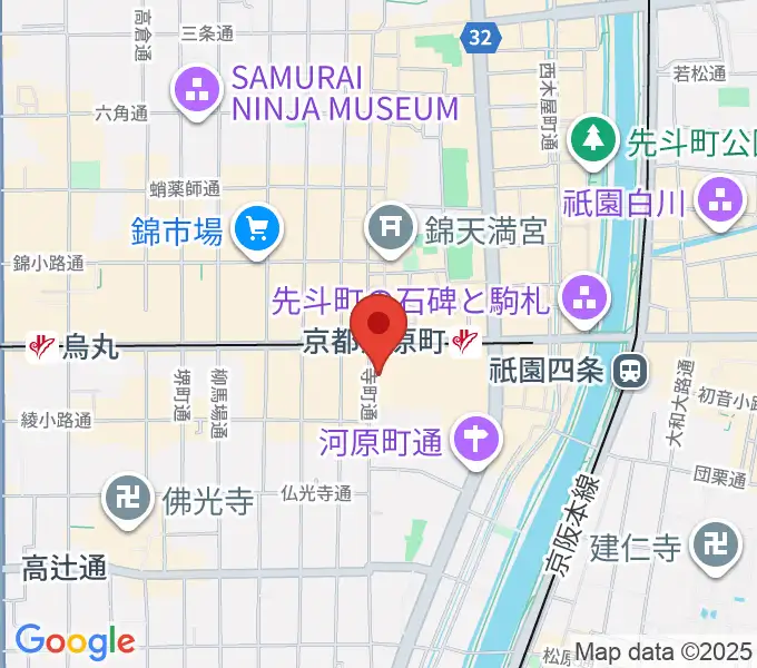 都雅都雅 トガトガの地図