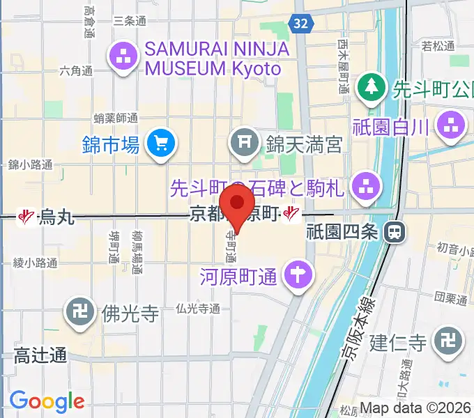 都雅都雅 トガトガの地図