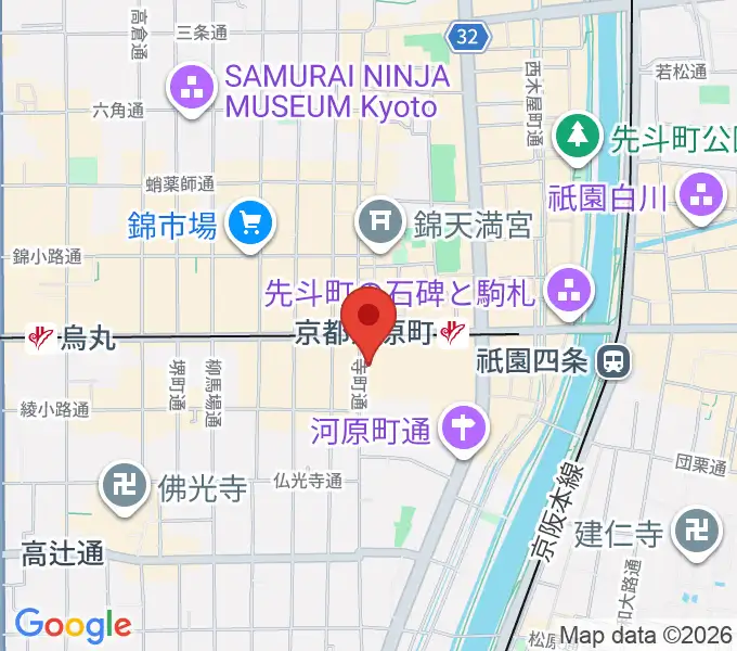 都雅都雅 トガトガの地図