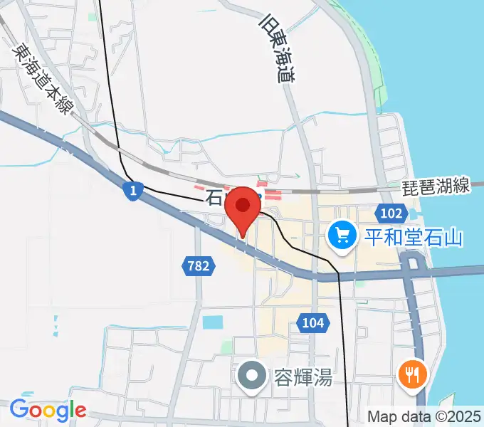 滋賀ユーストンの地図