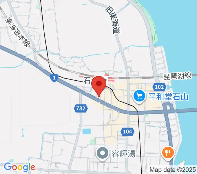 滋賀ユーストンの地図