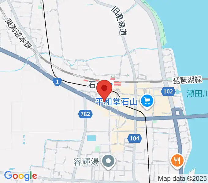 滋賀ユーストンの地図